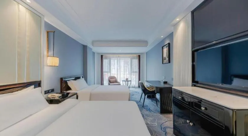 Bed in Jinjiang Metropolo Hotel Nanjing Confucius Temple Branch