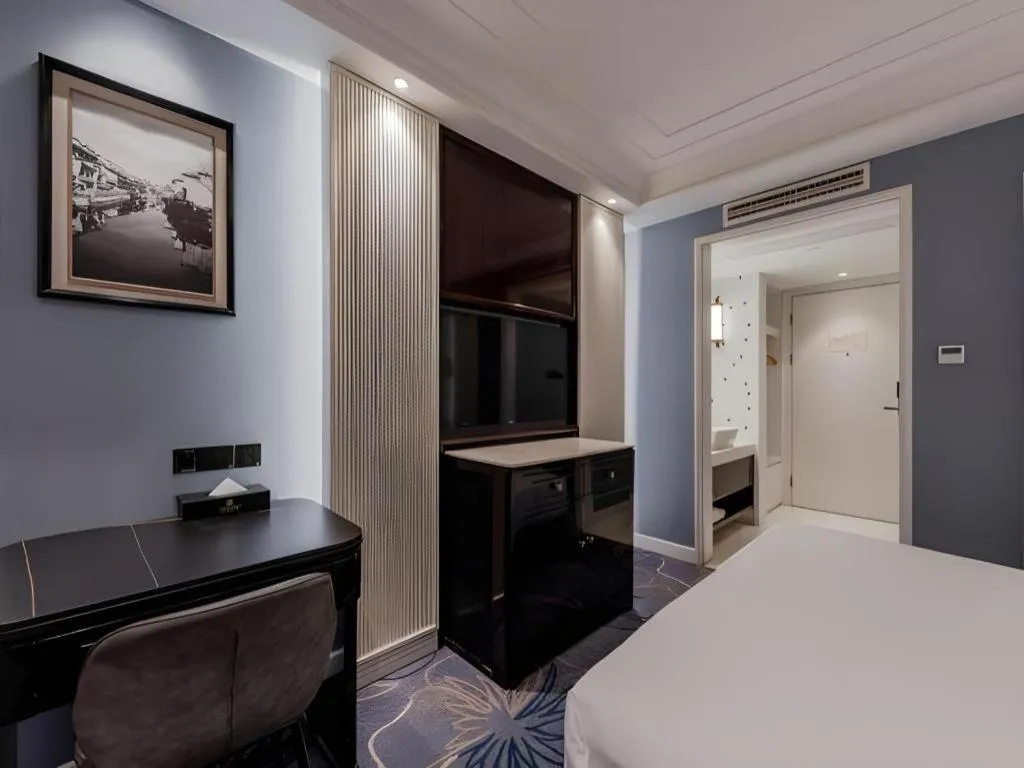 Bed in Jinjiang Metropolo Hotel Nanjing Confucius Temple Branch