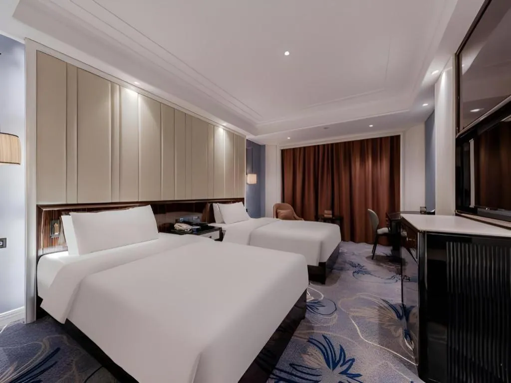 Bed in Jinjiang Metropolo Hotel Nanjing Confucius Temple Branch