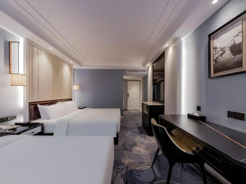 Bed in Jinjiang Metropolo Hotel Nanjing Confucius Temple Branch