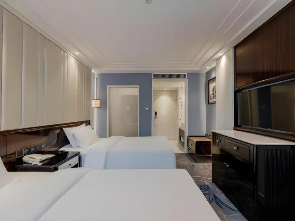 Bed in Jinjiang Metropolo Hotel Nanjing Confucius Temple Branch