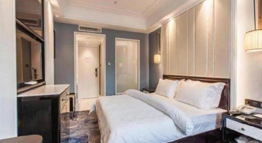 Bed in Jinjiang Metropolo Hotel Nanjing Confucius Temple Branch