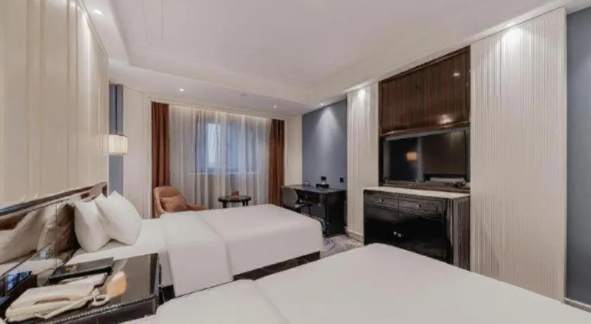 Bed in Jinjiang Metropolo Hotel Nanjing Confucius Temple Branch