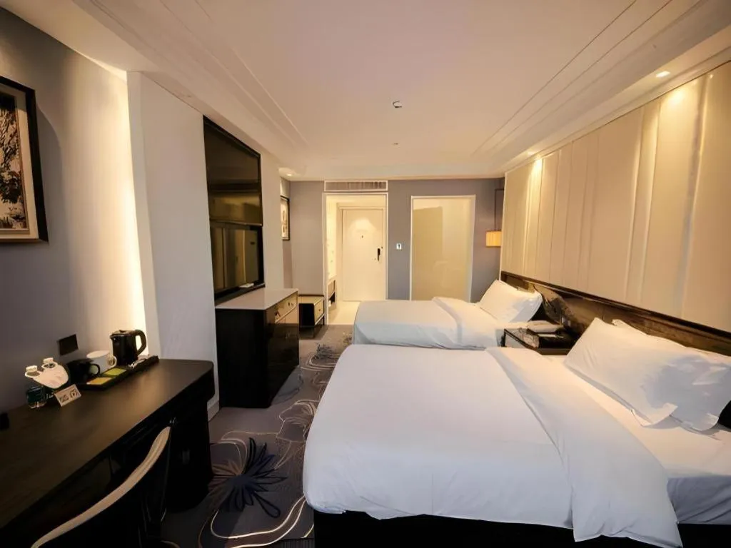 Bed in Jinjiang Metropolo Hotel Nanjing Confucius Temple Branch