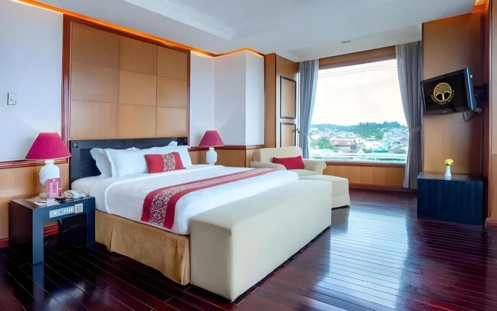 Bed in Gran Senyiur Hotel