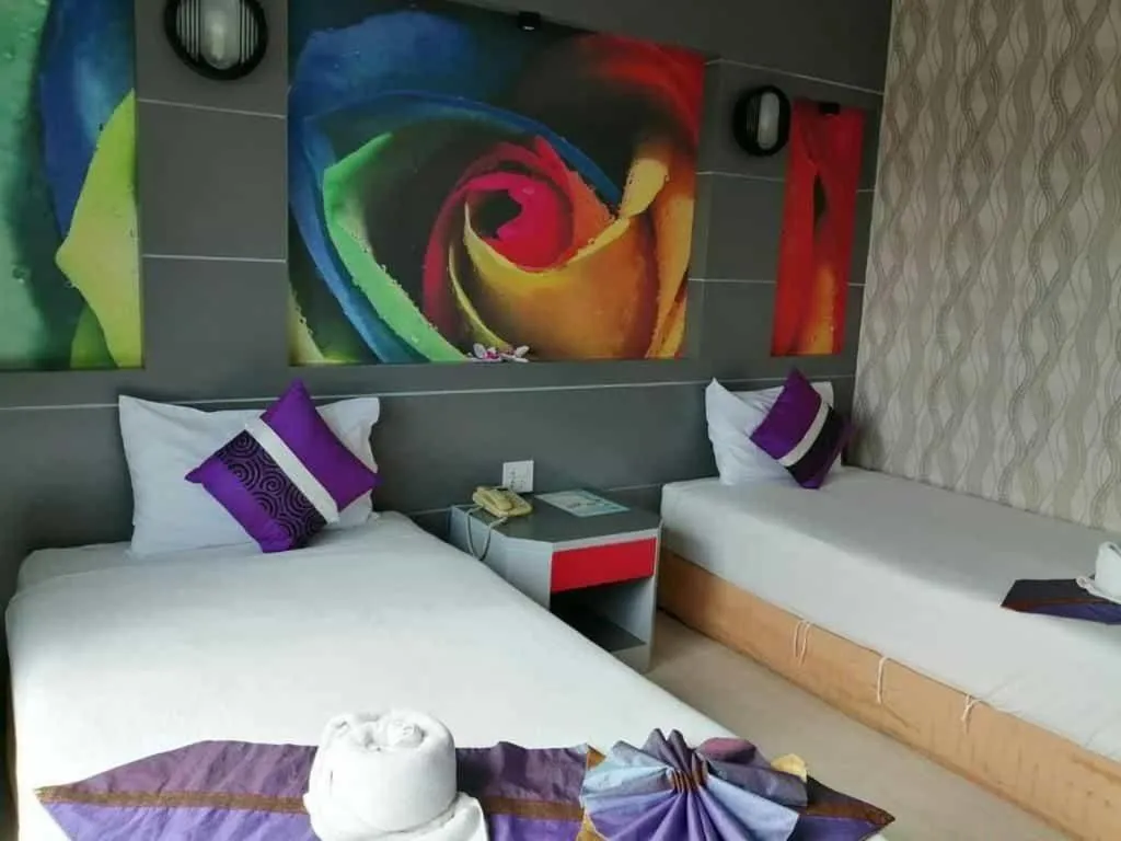 Bed in Phitsanulok Orchid Hotel