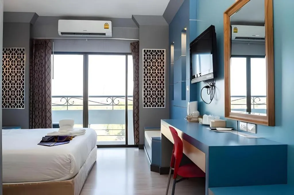 Bed in Phitsanulok Orchid Hotel