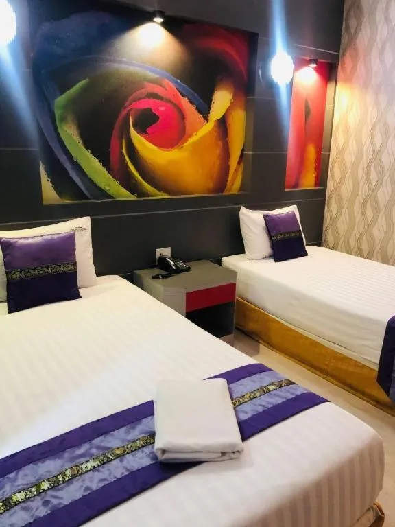 Bed in Phitsanulok Orchid Hotel