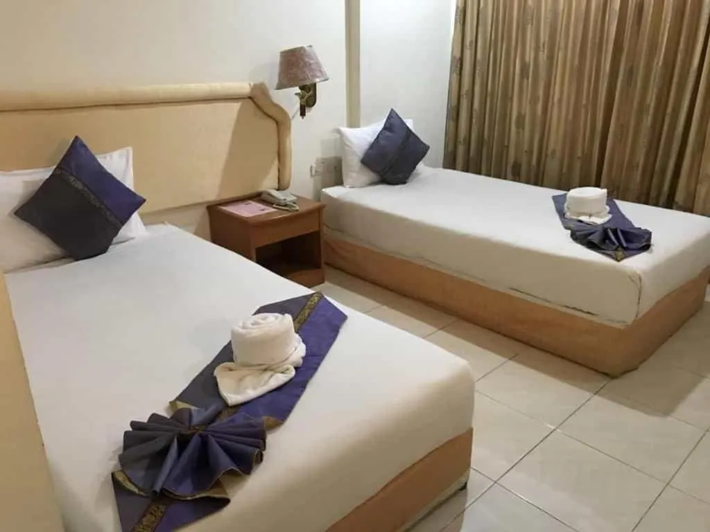 Bed in Phitsanulok Orchid Hotel