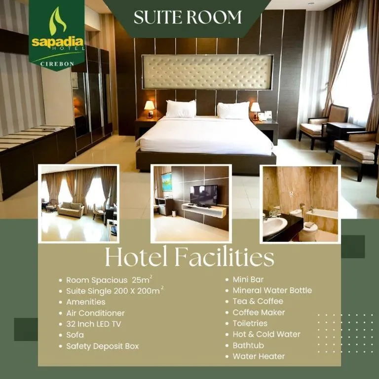 Bed in Sapadia Hotel Cirebon