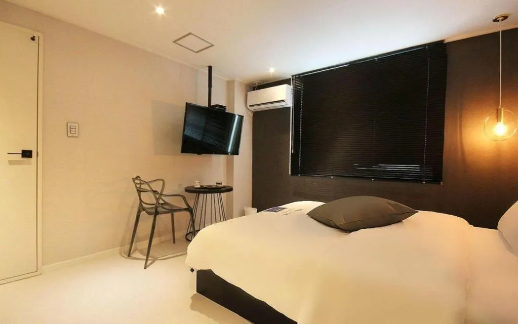 Bed in Hotel Yam ANDONG