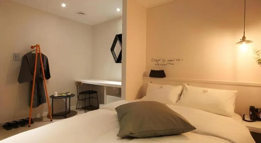 Bed in Hotel Yam ANDONG