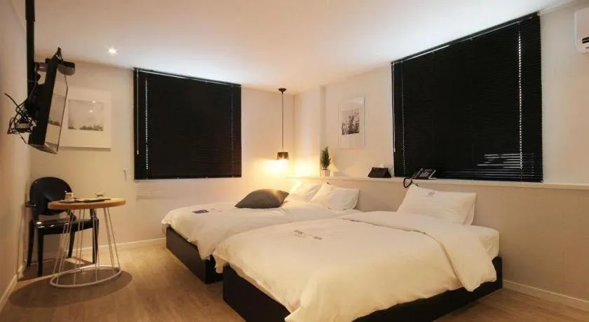 Bed in Hotel Yam ANDONG