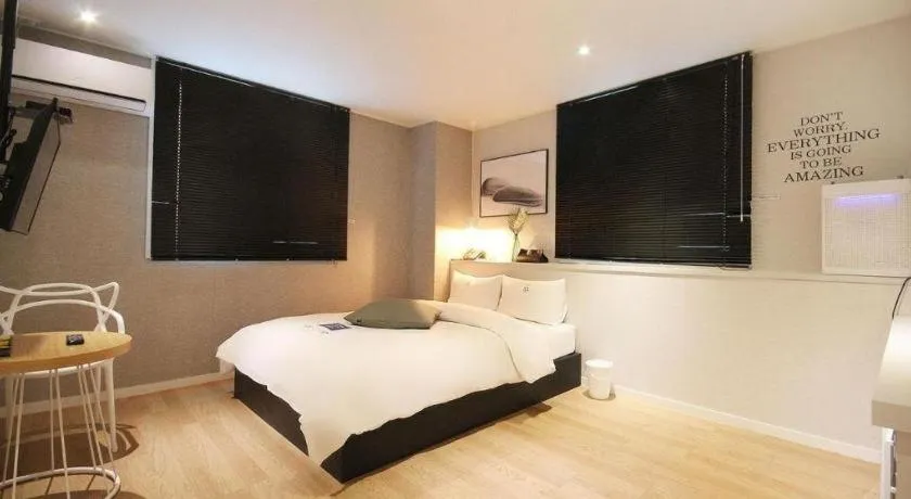 Bed in Hotel Yam ANDONG