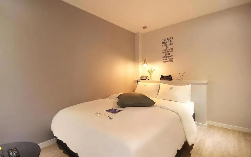 Bed in Hotel Yam ANDONG