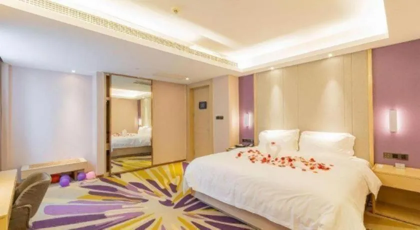 Bed in Lavande Hotel·Wuxue Kanjiang Avenue