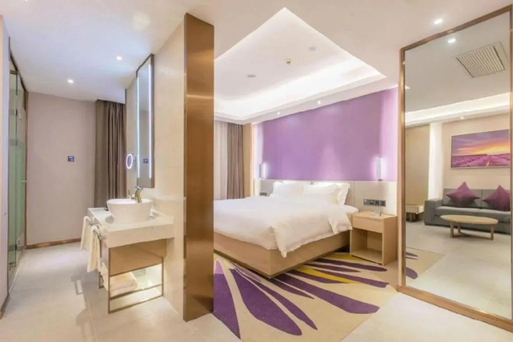 Bed in Lavande Hotel·Wuxue Kanjiang Avenue