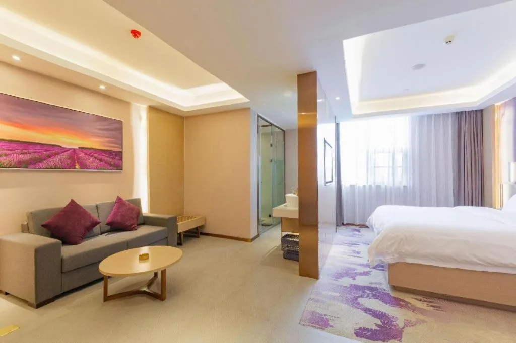 Bed in Lavande Hotel·Wuxue Kanjiang Avenue