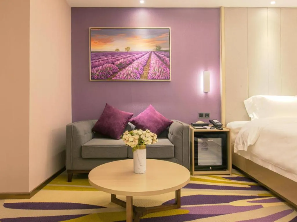 Bed in Lavande Hotel·Wuxue Kanjiang Avenue