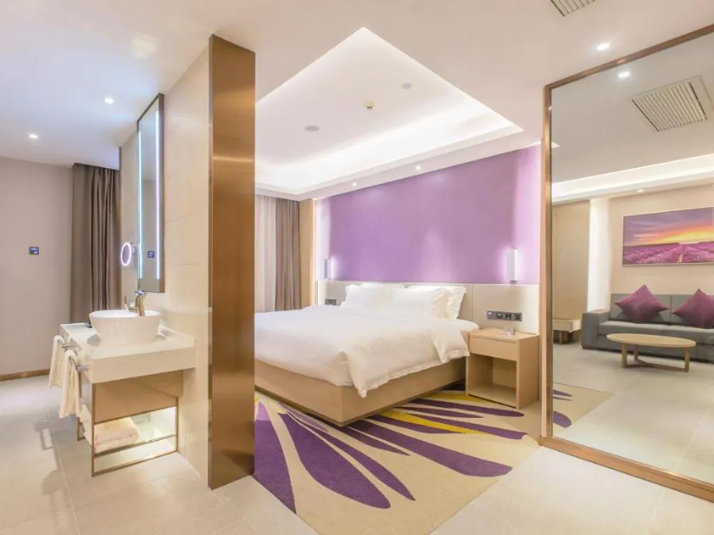 Bed in Lavande Hotel·Wuxue Kanjiang Avenue