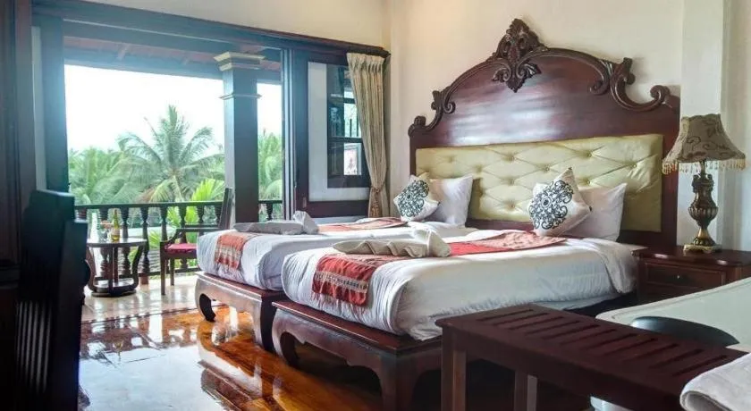 Bed in The View Pavilion Hotel