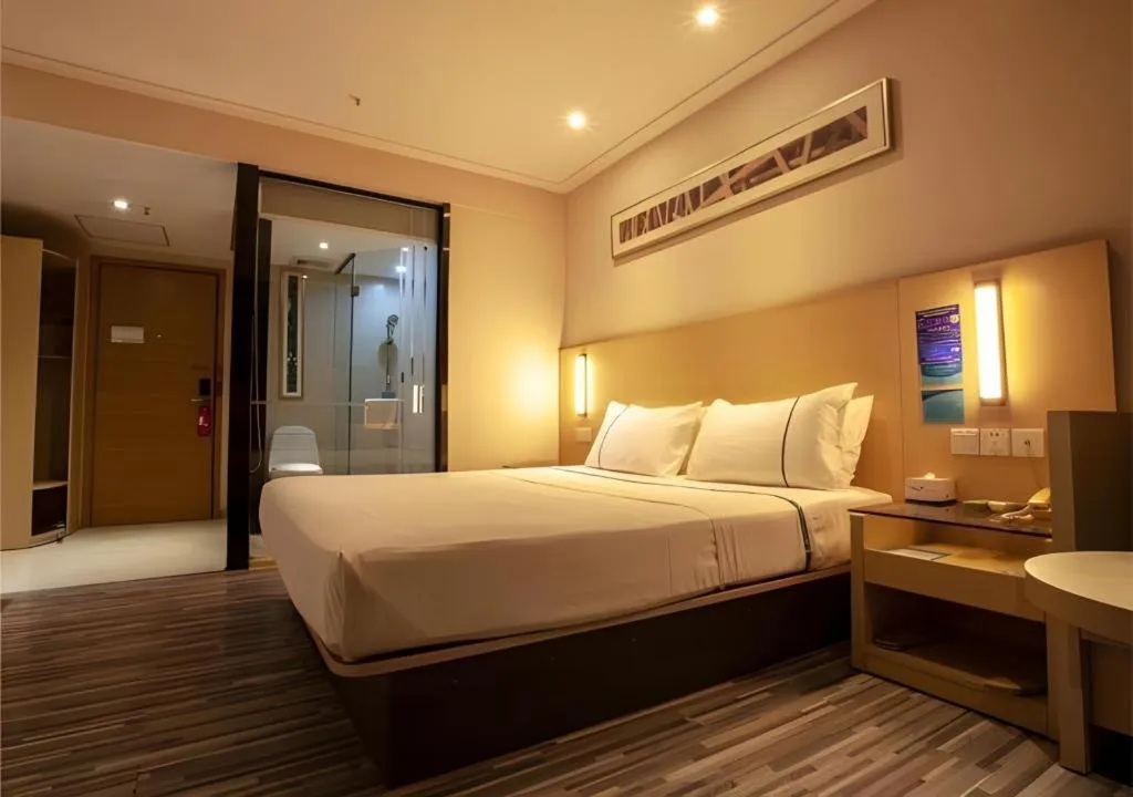 Bed in City Comfort Inn Hechi Du'an Wenti Square