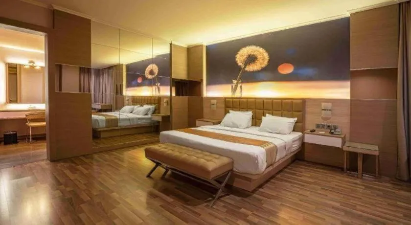 Bed in Star Hotel
