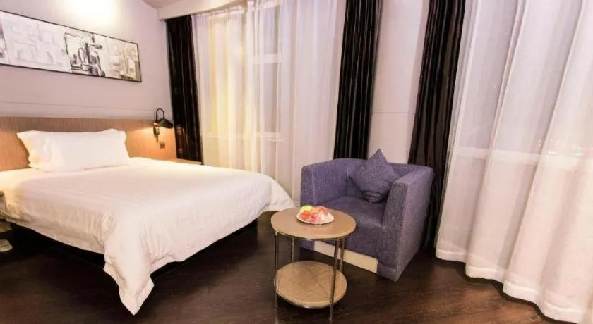 Bed in Jinjiang Inn Style Ningxia Guyuan Beijing Road