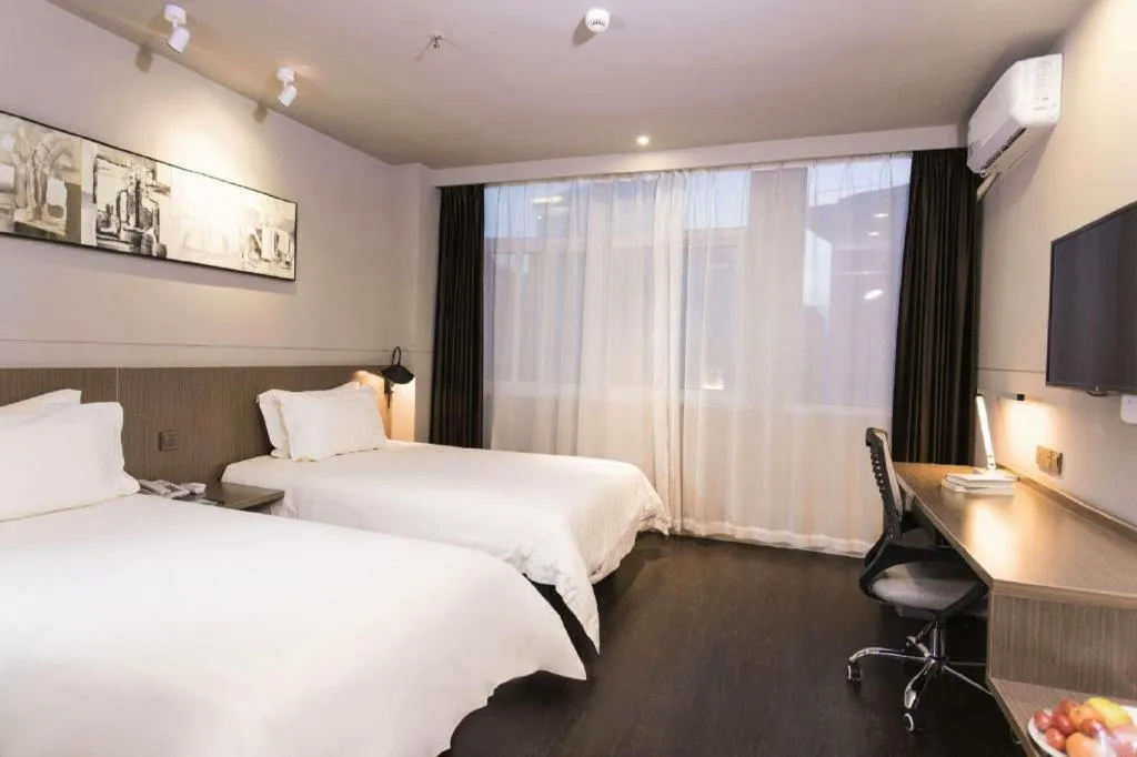 Bed in Jinjiang Inn Style Ningxia Guyuan Beijing Road