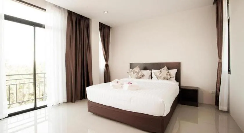 Bed in The Viewpoint Hotel