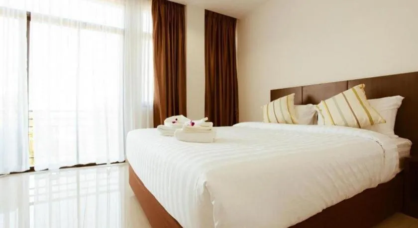 Bed in The Viewpoint Hotel