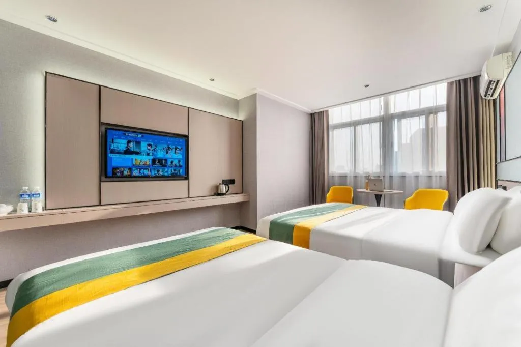 Bed in City Comfort Inn Shantou Jinhu Road Branch