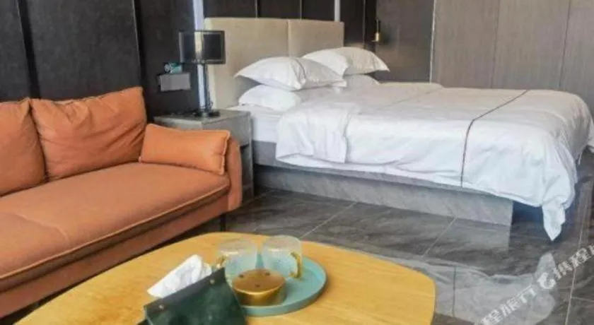 Bed in Haikou Kai Wei Hotel