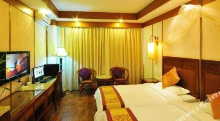 Bed in Haikou Kai Wei Hotel