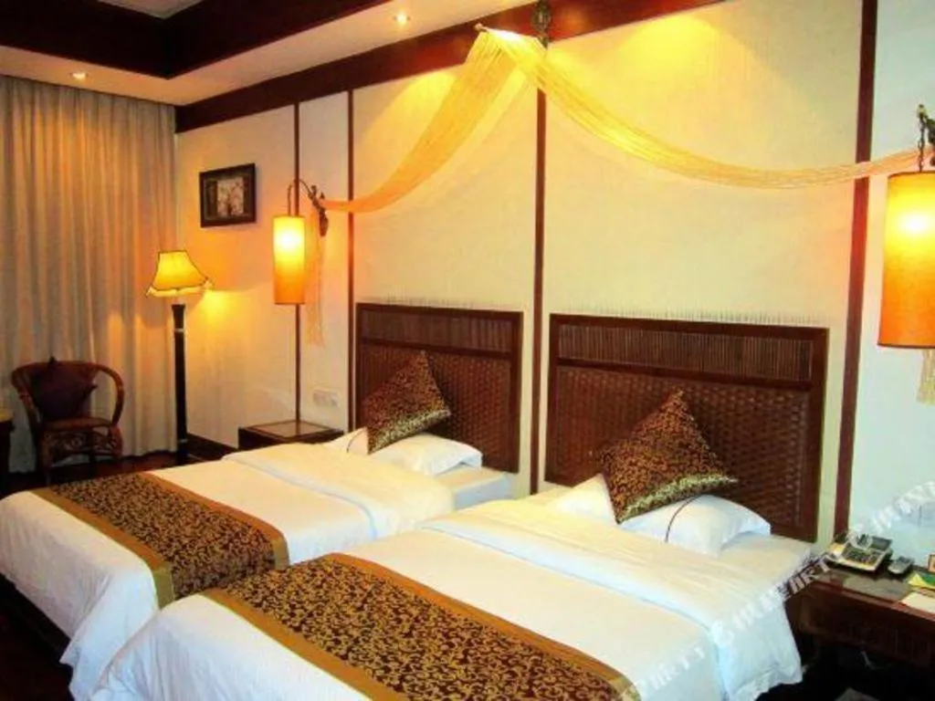 Bed in Haikou Kai Wei Hotel