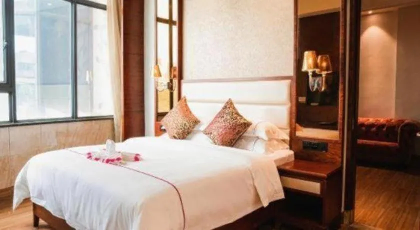 Bed in Haikou Kai Wei Hotel