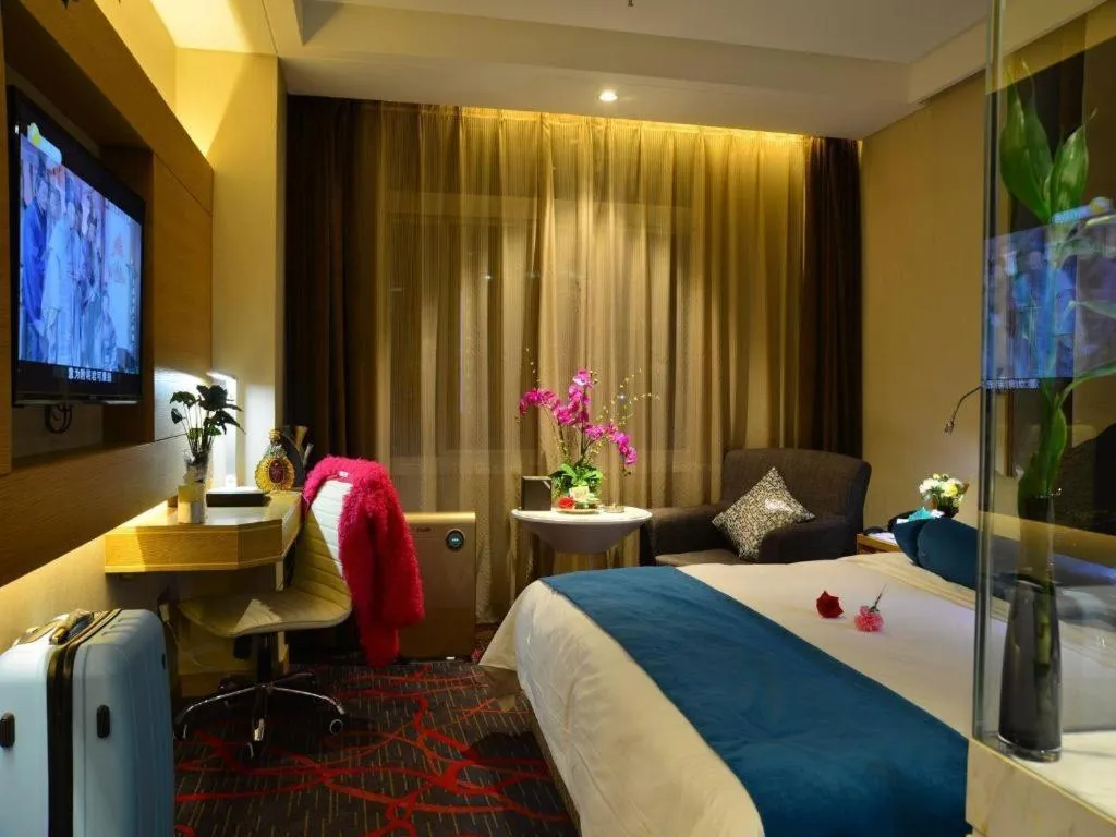 Bed in Xian Leica Hotel