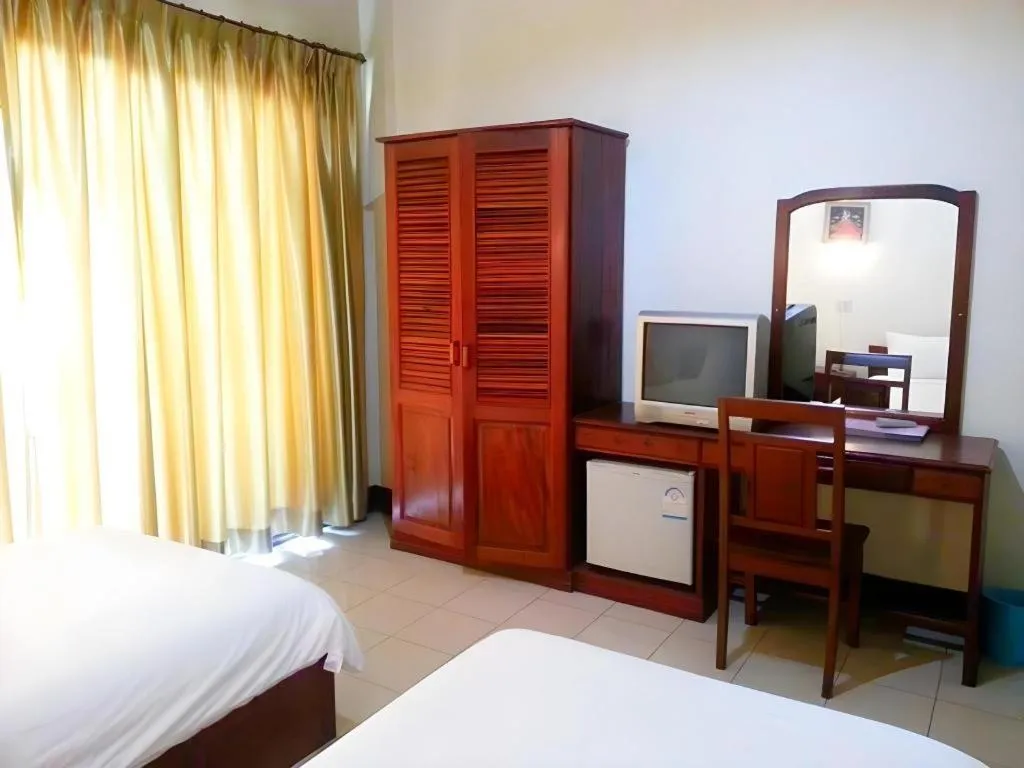 Bed in Sisavath Hotel