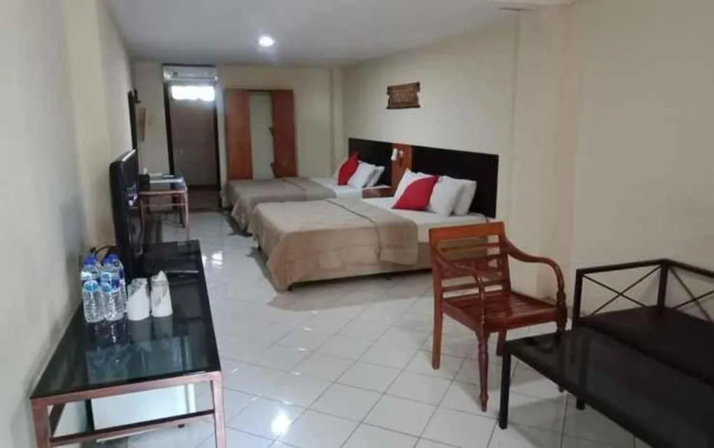 Bed in Augusta Pelabuhan Ratu Hotel