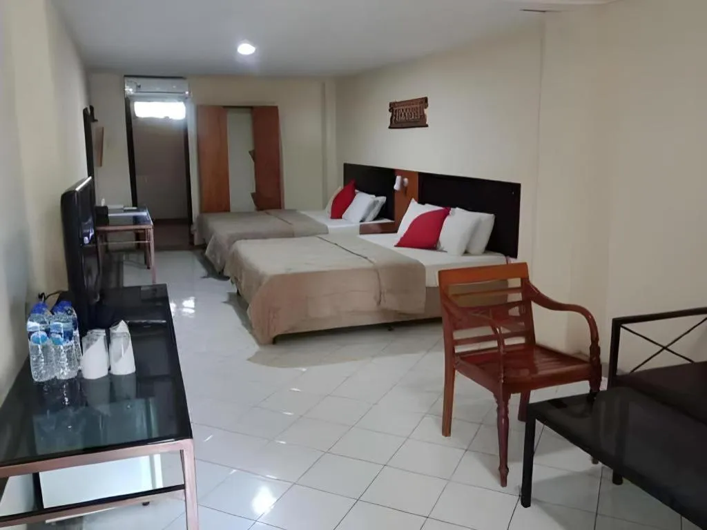 Bed in Augusta Pelabuhan Ratu Hotel