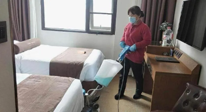 Bed in James Joyce Coffetel Xi'an Lingtong The Terracotta Army Huaqingchi University Town Metro Station