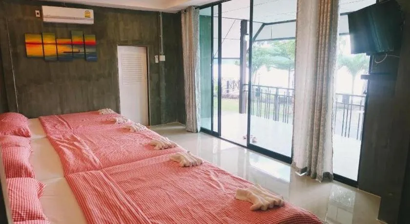 Bed in Rim Kaeng resort