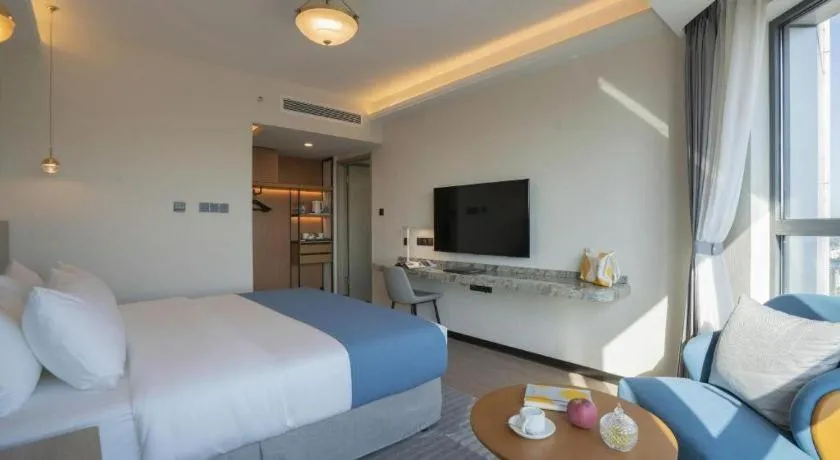 Bed in Kunming Guihua Hotel