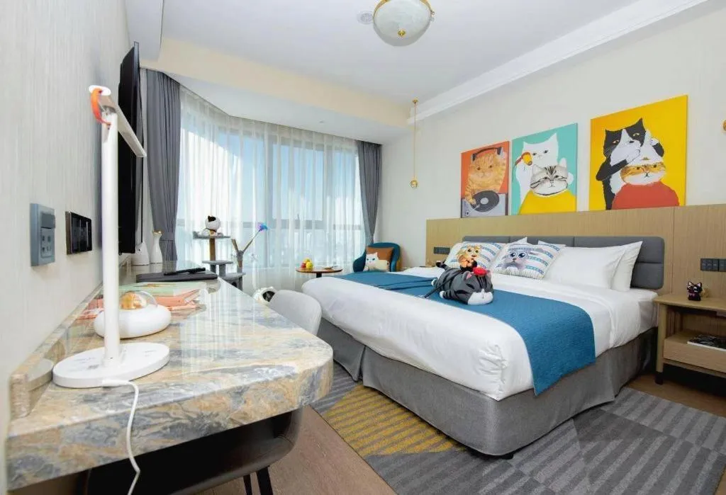 Bed in Kunming Guihua Hotel