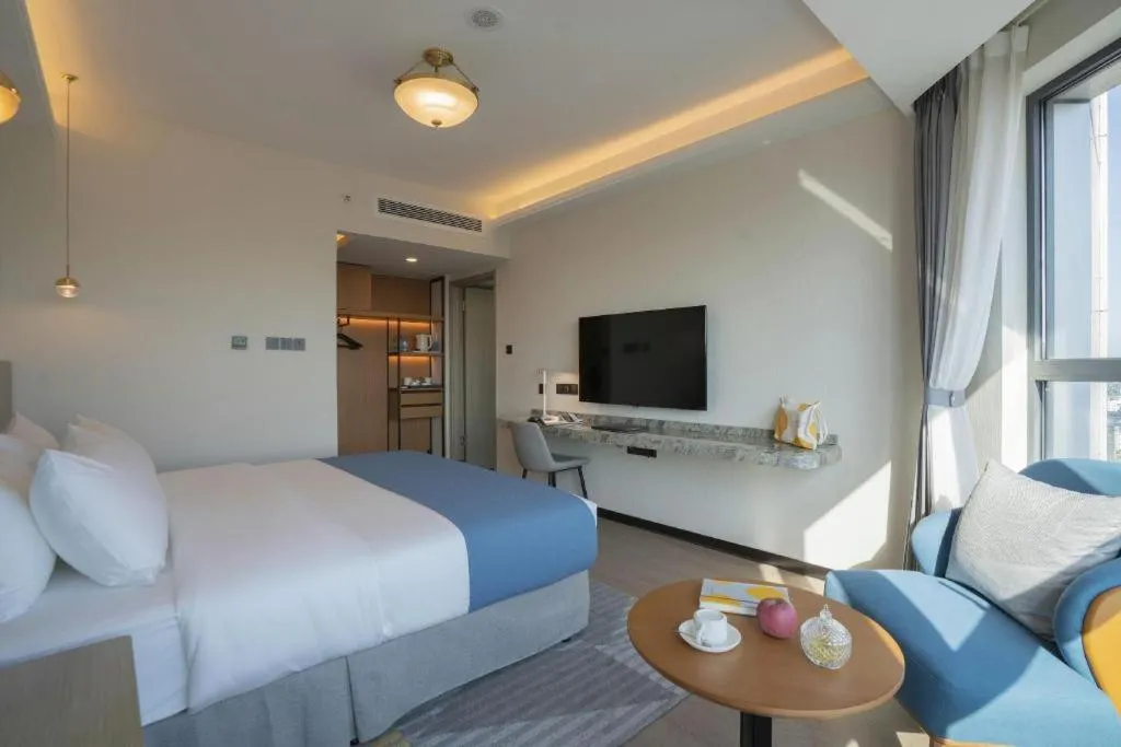 Bed in Kunming Guihua Hotel