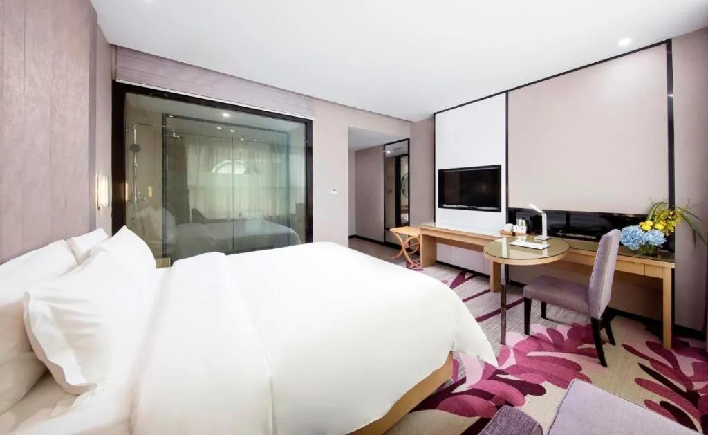 Bed in Lavande Hotels·Qingyuan Jinbiwan