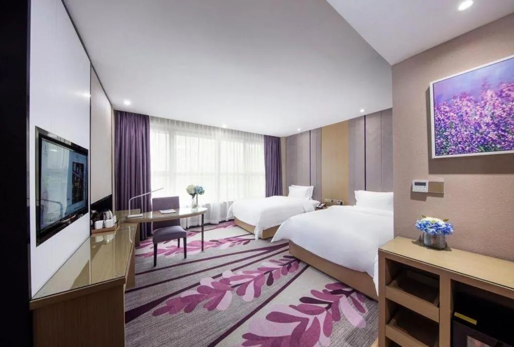 Bed in Lavande Hotels·Qingyuan Jinbiwan