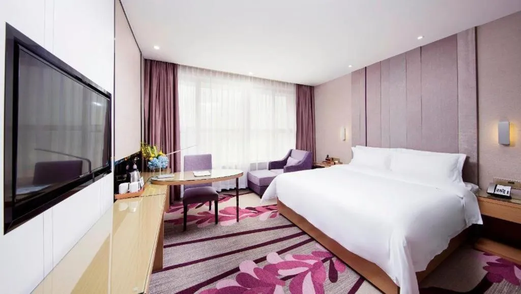 Bed in Lavande Hotels·Qingyuan Jinbiwan