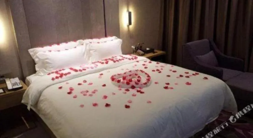 Bed in Lavande Hotels·Qingyuan Jinbiwan