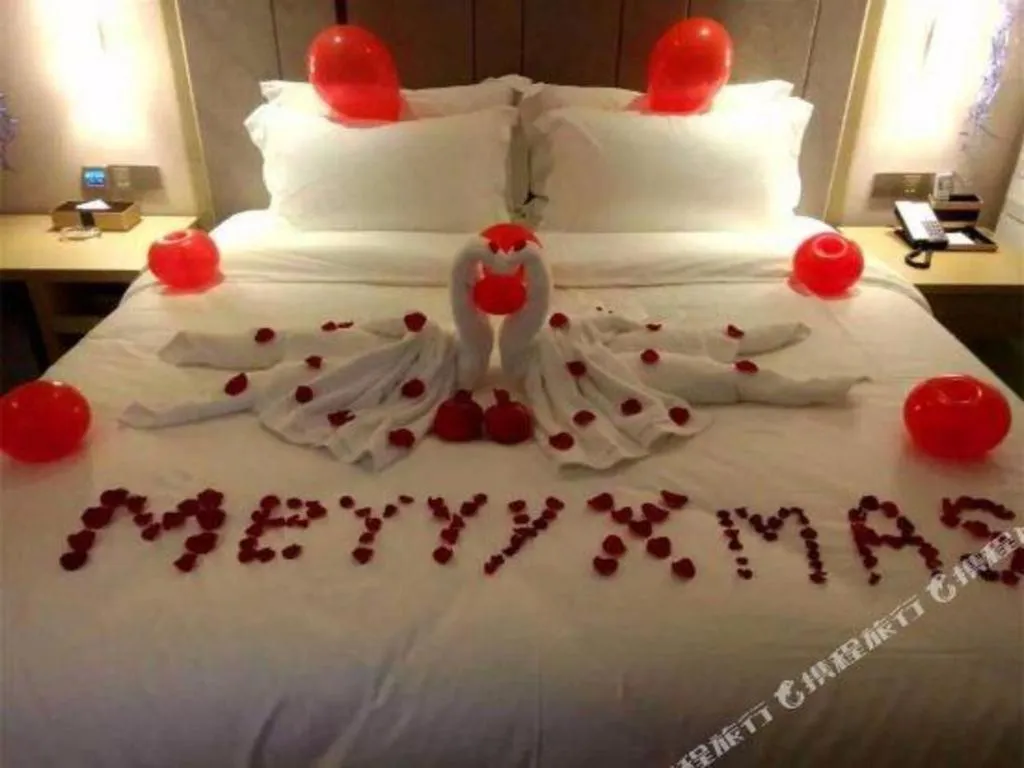 Bed in Lavande Hotels·Qingyuan Jinbiwan